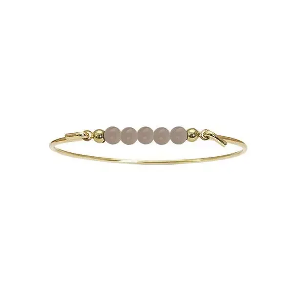 Heiring armring med peach Månesten top