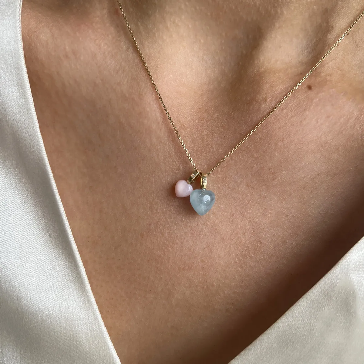 Carré 10-Karat Heart Vedhæng TL 4487 PODI 6mm