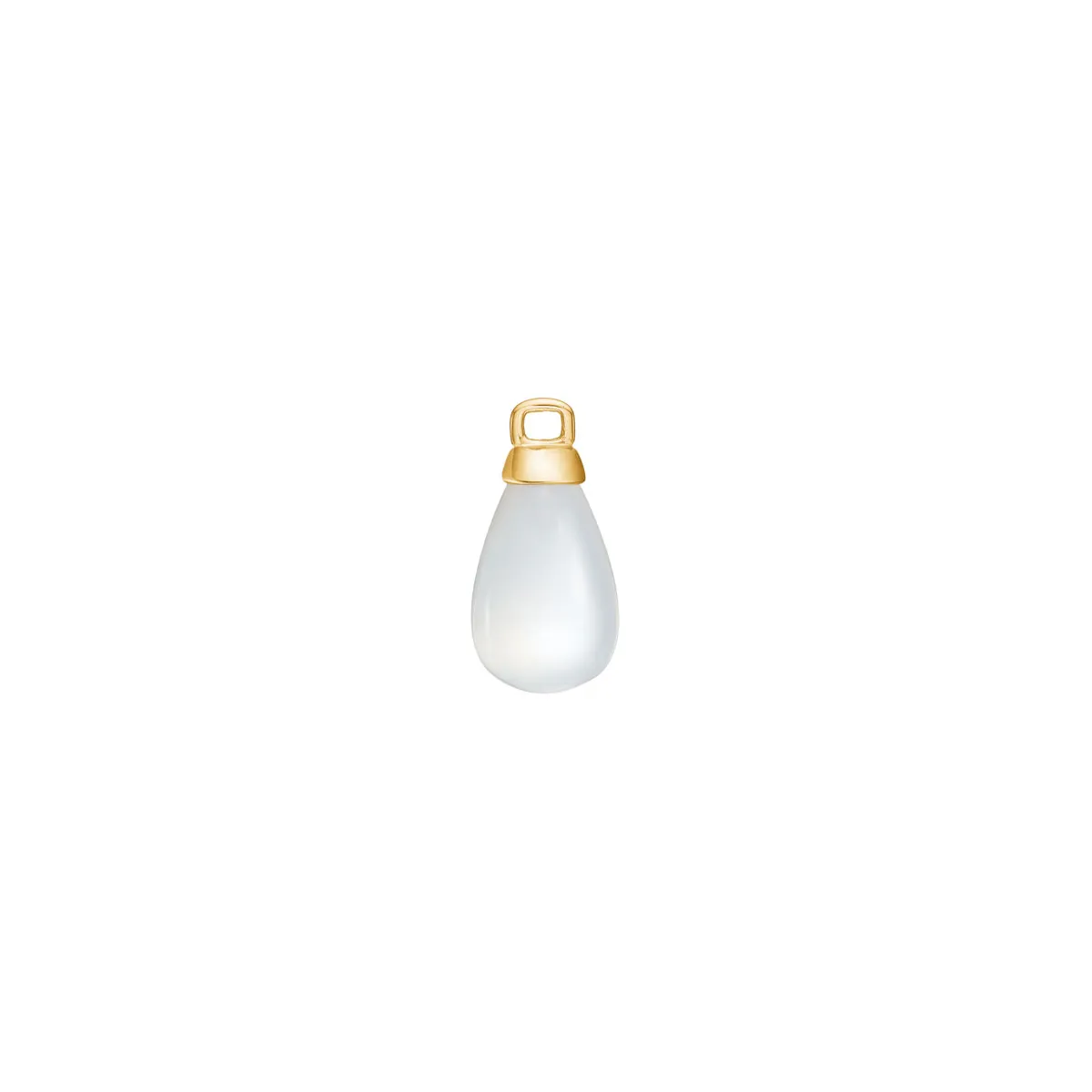 Carré 10-Karat charm med Månesten TLH 4395 MO 1pc.