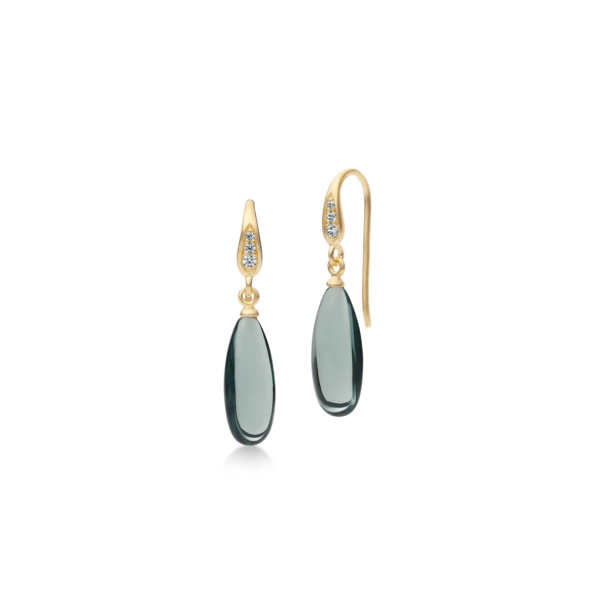 Julie Sandlau Fay Øreringe Midnight Crystal HKS845GDMDCRCZ