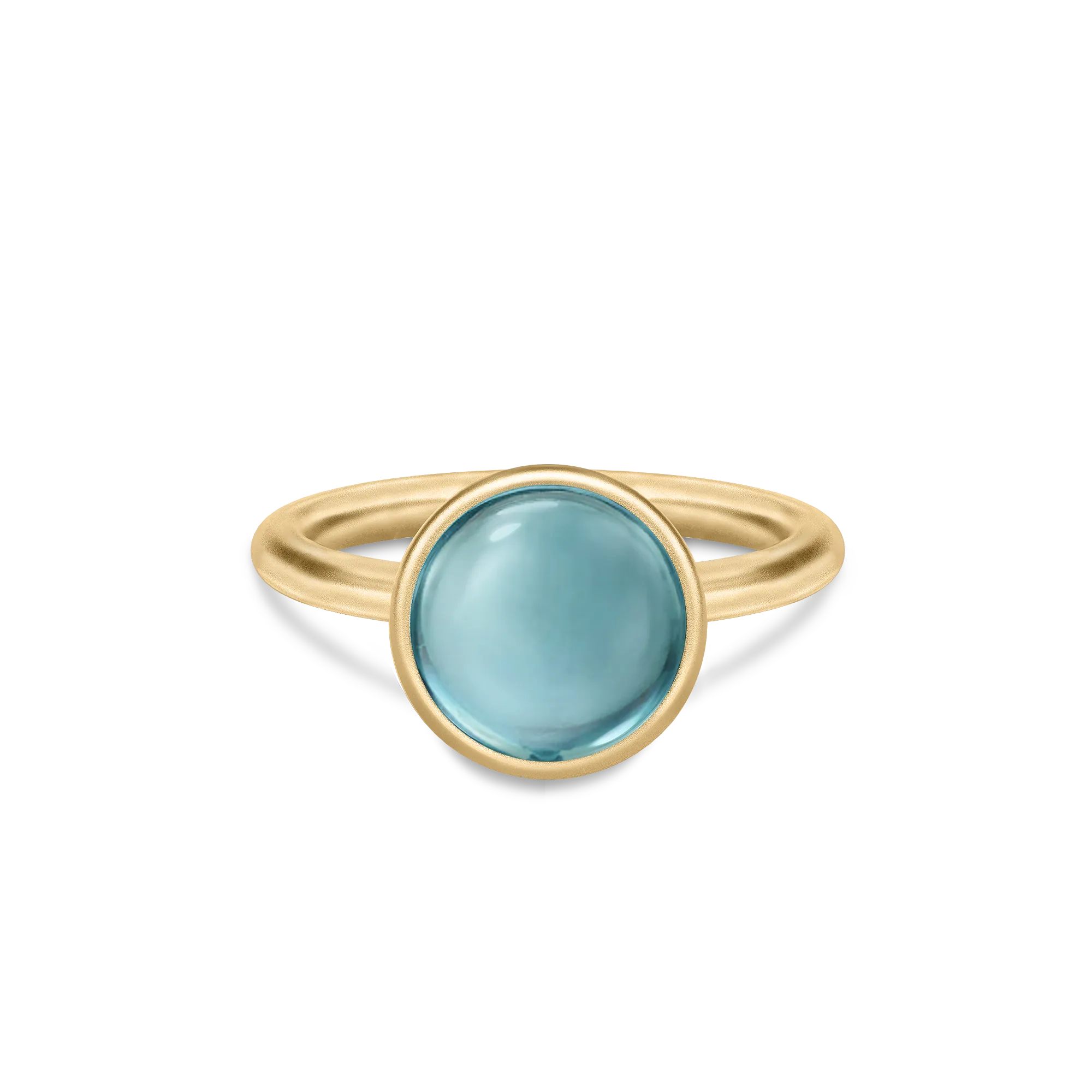 Julie Sandlau Prima Ring Aqua Blue Quartz YG14-RI351AQBLUQ