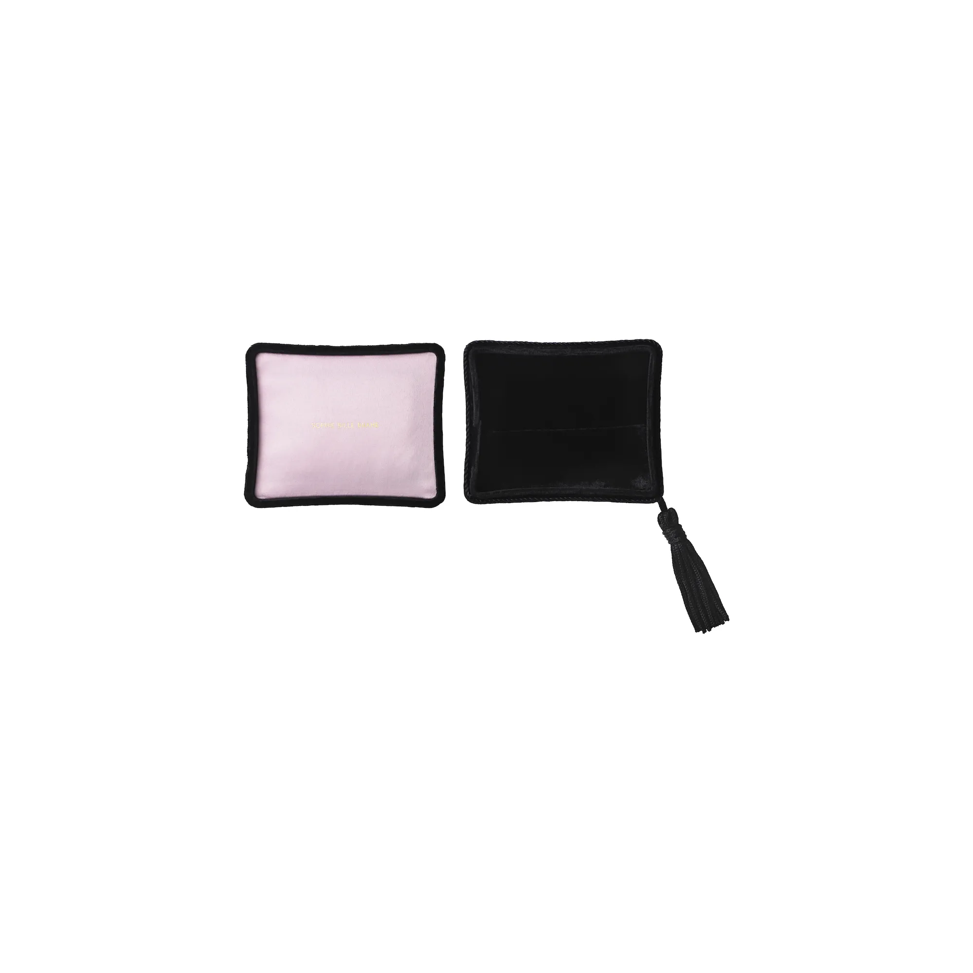 Sophie Bille Brahe Velvet Black and Pink PA_BLA_PIN_VEL