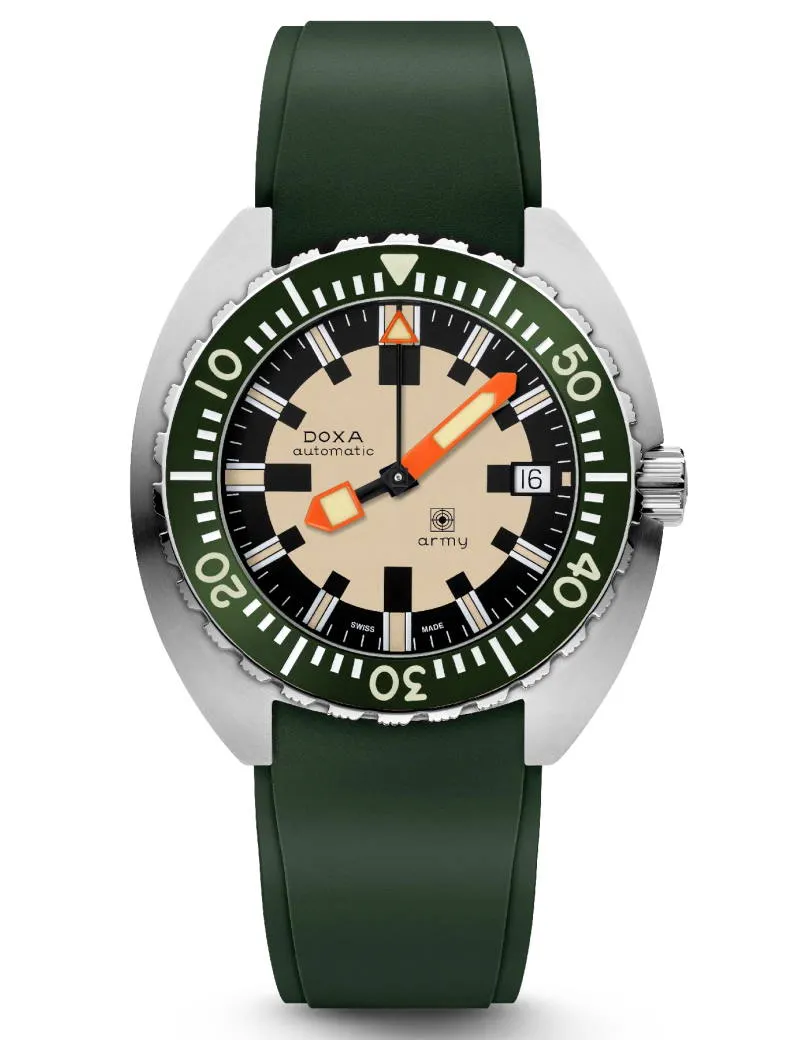 DOXA Army Stainless Steel Bezel 785.10.031G.26
