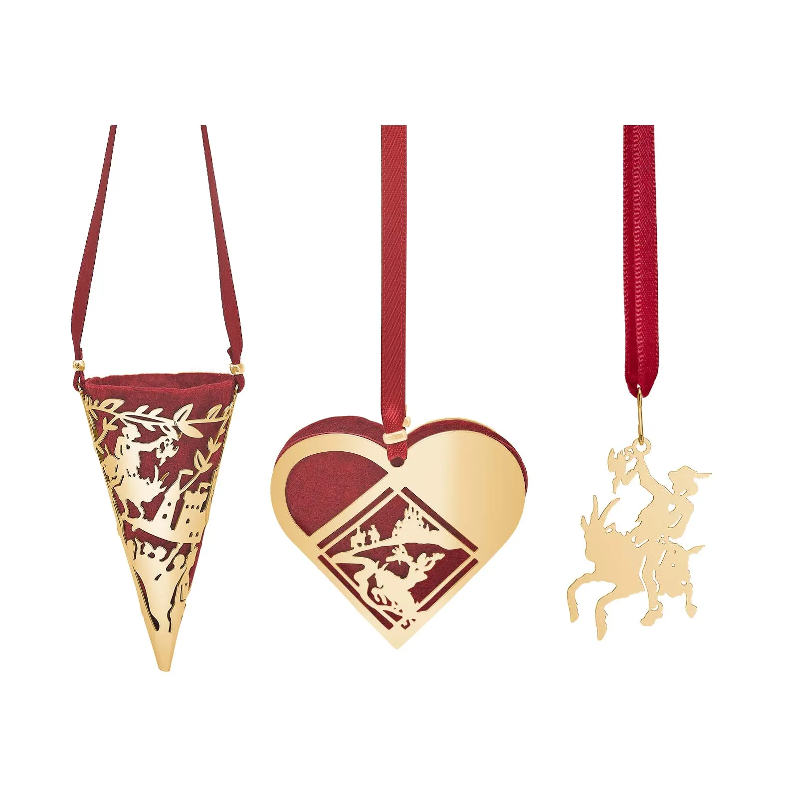 Nordahl Andersen 3-stk. mini - Klods-Hans - 18k fg 98863192000