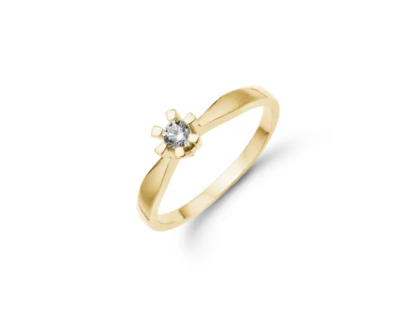 Aagaard ETERNITY Ring 14KT Guld 1X0,10CT 14649910-34