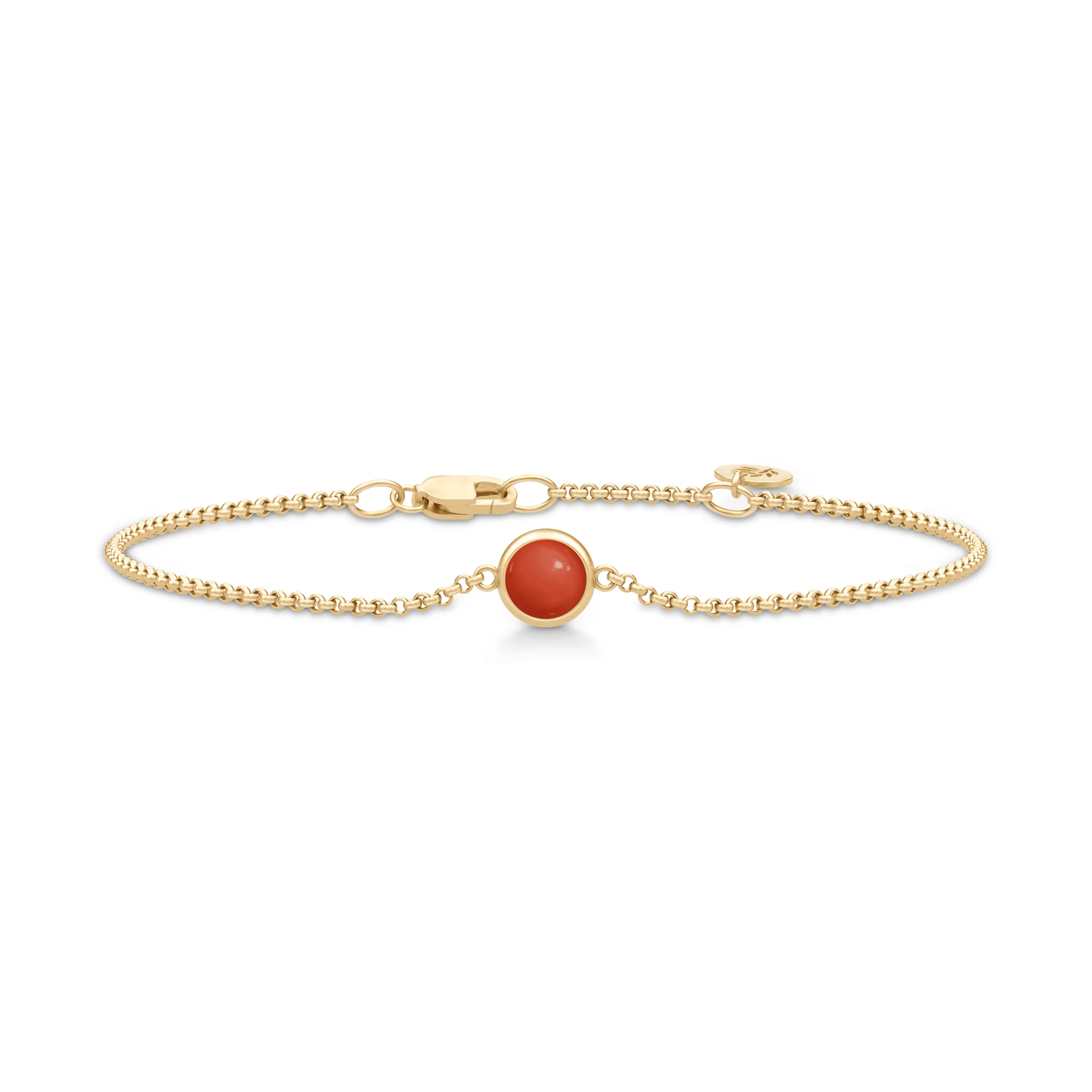 Julie Sandlau Primini Armbånd Red Coral Crystal BR258GDRECOCR