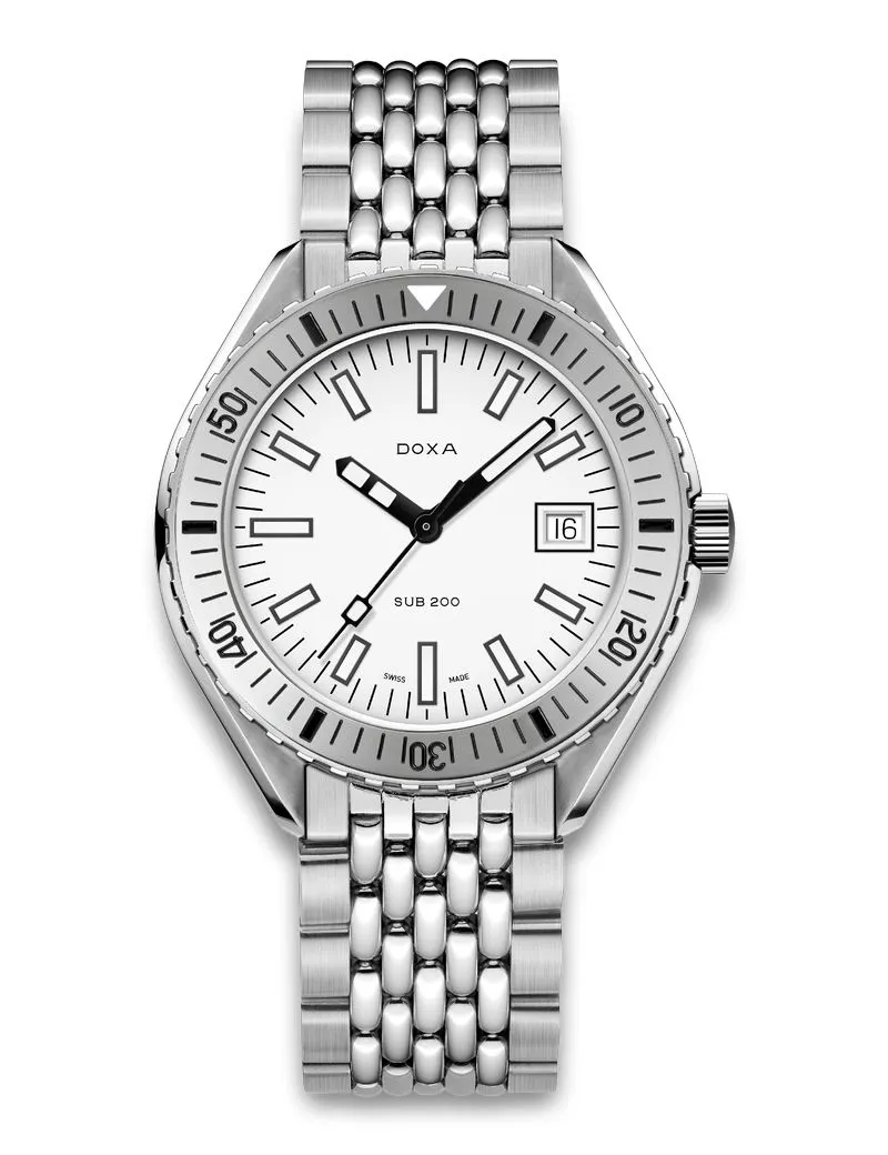 DOXA Sub 200 Whitepearl 796.10.011.10