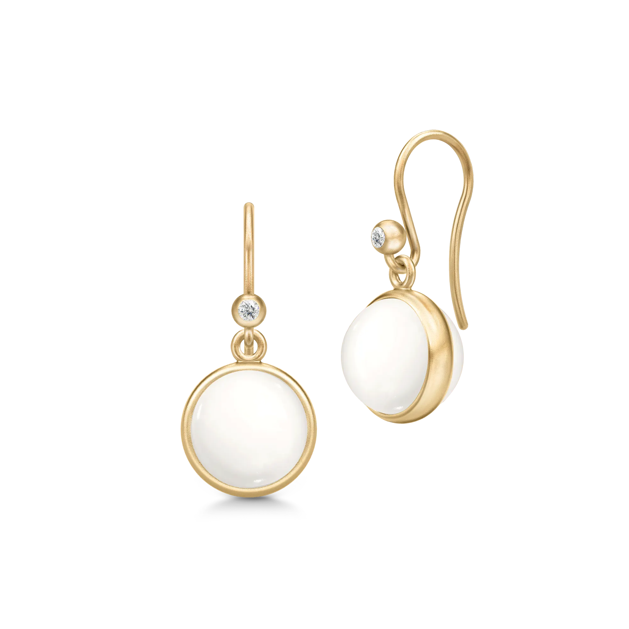 Julie Sandlau Prime Øreringe Ivory Crystal HKS181GDIVCRCZ