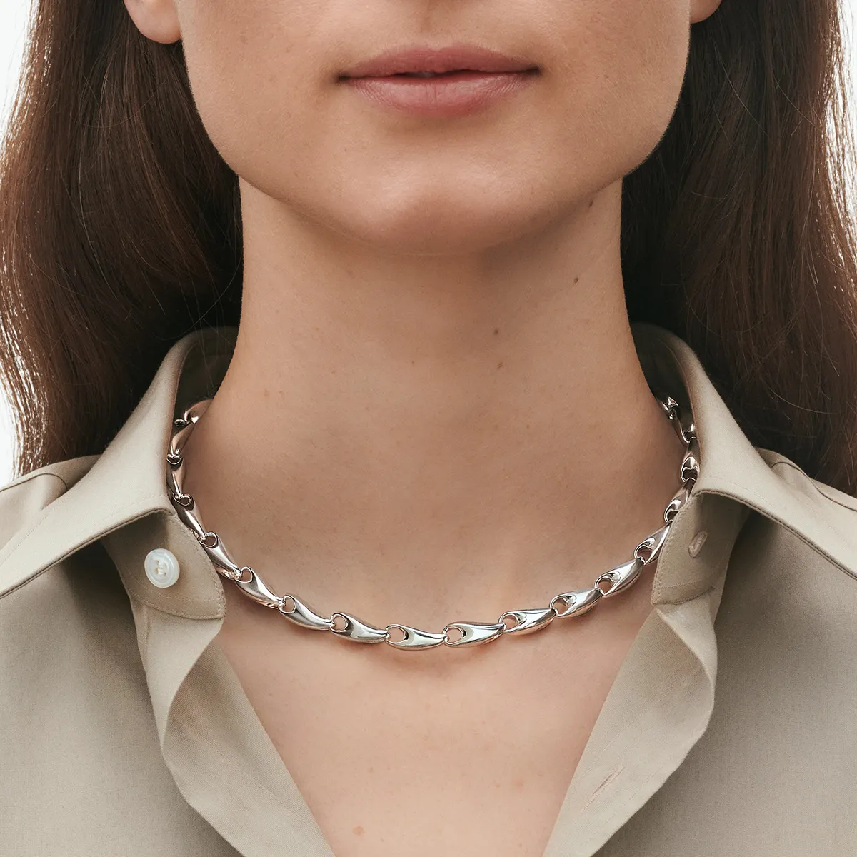 Georg Jensen Reflect Halskæde Sølv 20001178