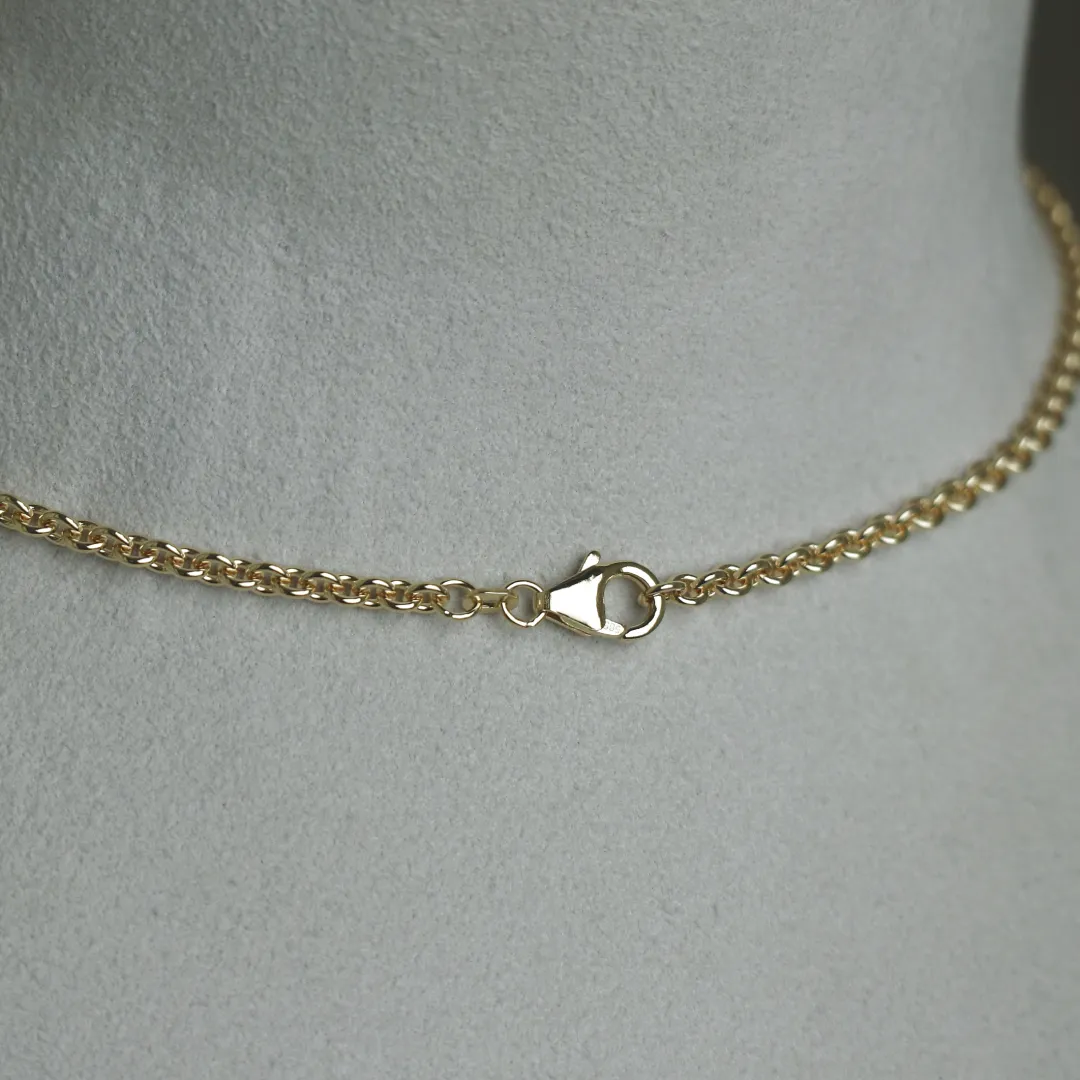 BNH Anker Rund Kæder 14 kt guld 0,8 mm