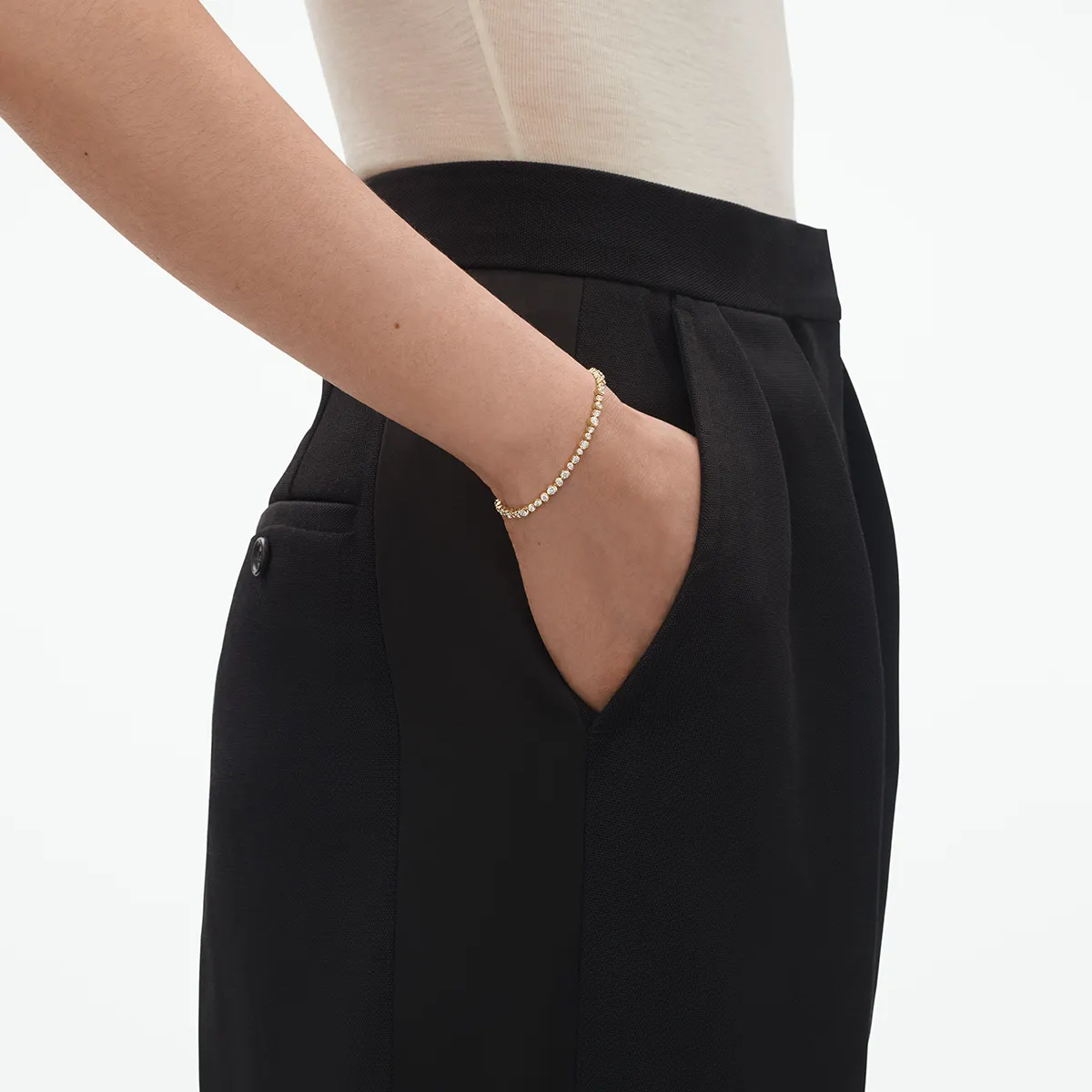 Georg Jensen Signature Diamond Tennisarmbånd 20001307