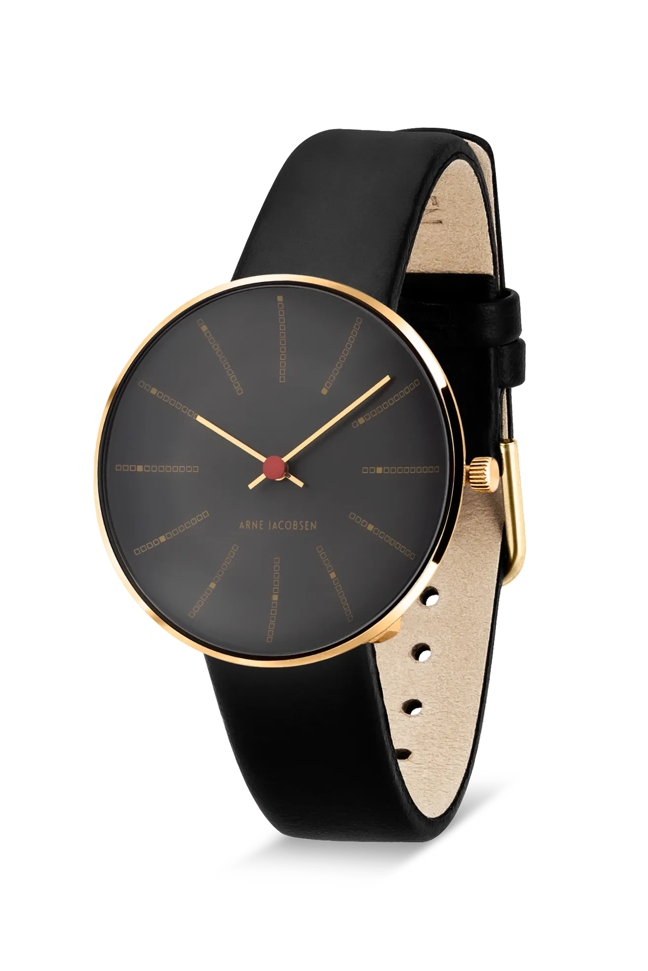 Arne Jacobsen Bankers 34mm Porsgrunn Grey 53109-1601G