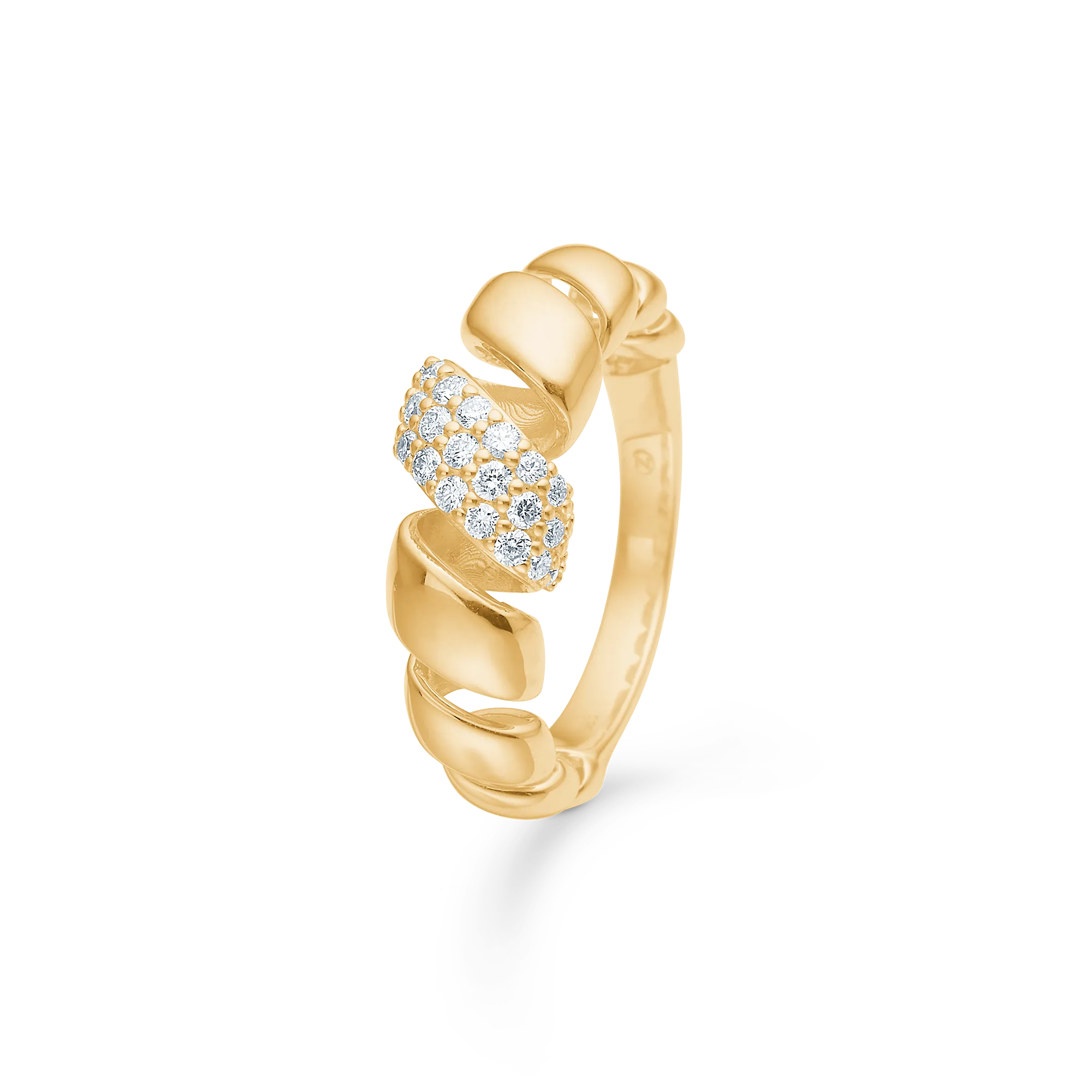 Mads Z Swirl Ring 14kt. 1541159