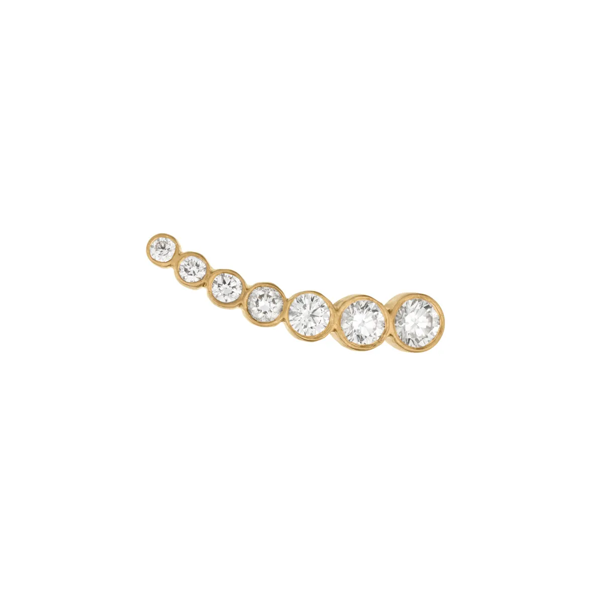 Sophie Bille Brahe Petit Croissant de Lune Ørering EA18_PCR_WH