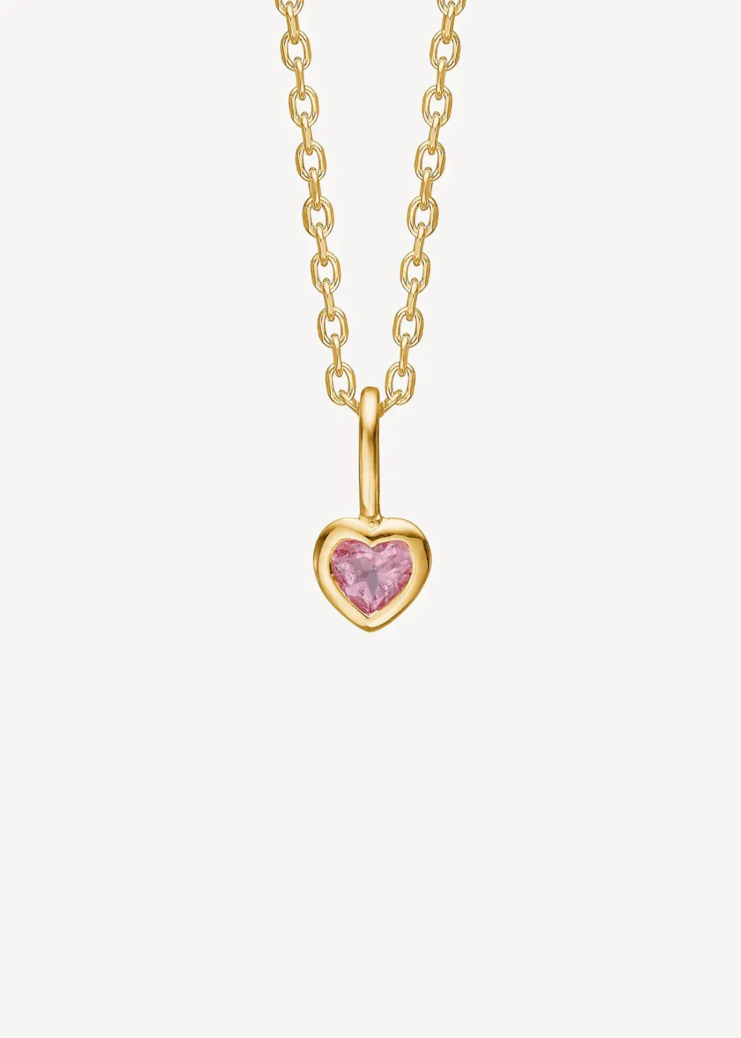 Carre 10-karat Love Pendant Pink Turmalin TL 4475 TRP 3