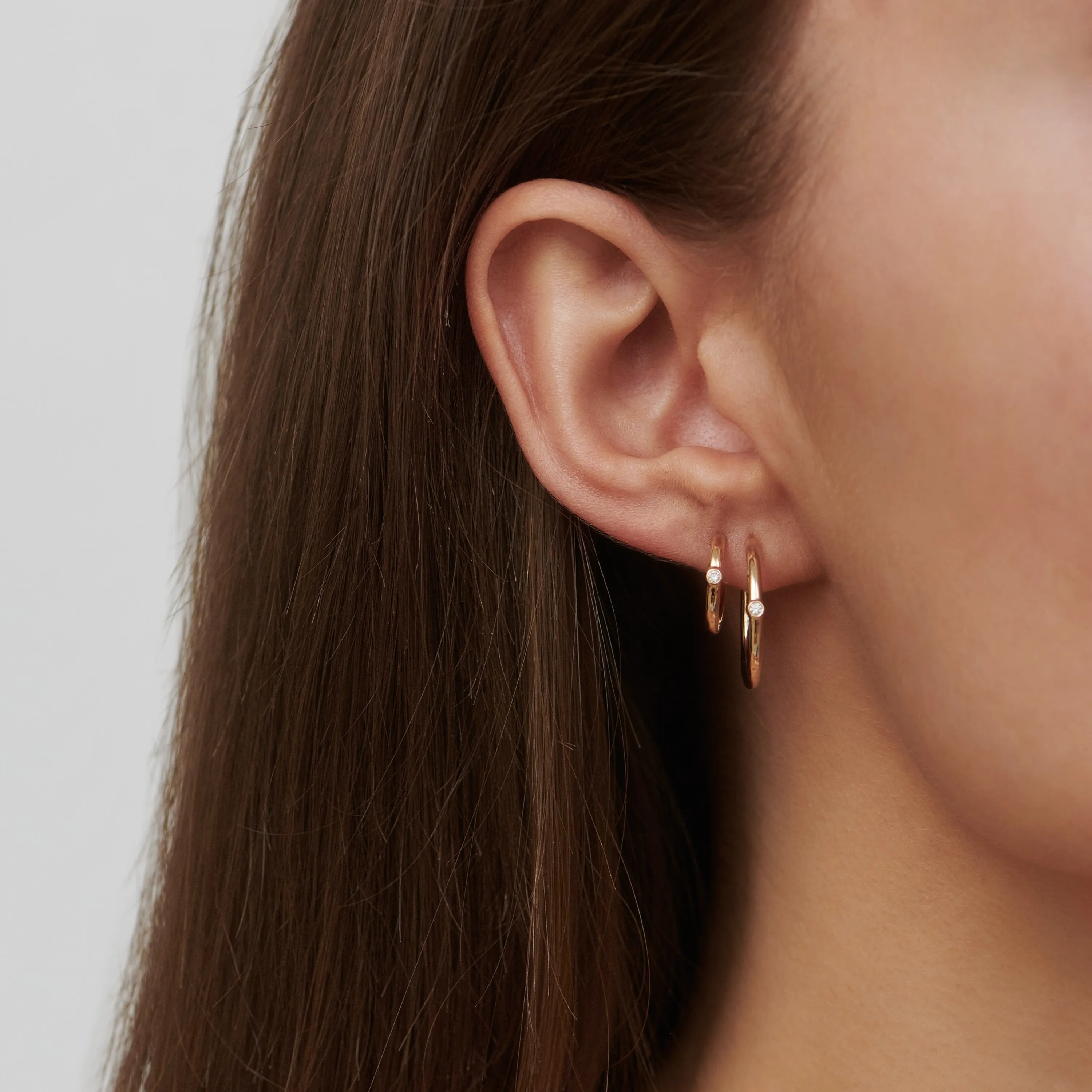 Julie Sandlau Purity Large Ørering 14k YG14-HPM99