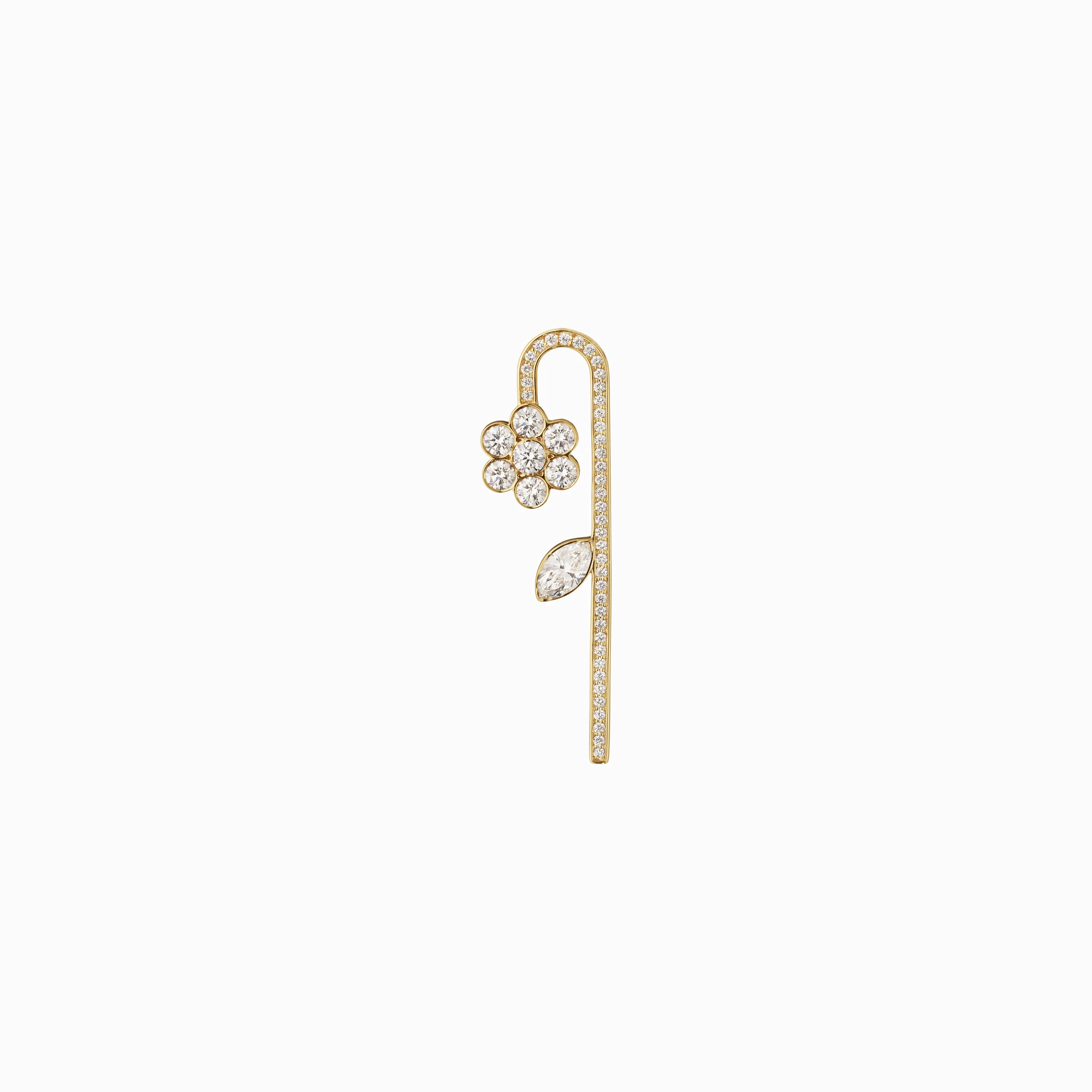 Sophie Bille Brahe Tournesol Ørering Højre EA26_FLO_TWO_S_WH_R