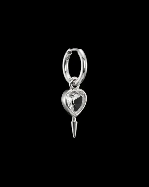 Maria Nilsdotter Single Love Faceted Ørering SL-01-EAB-52