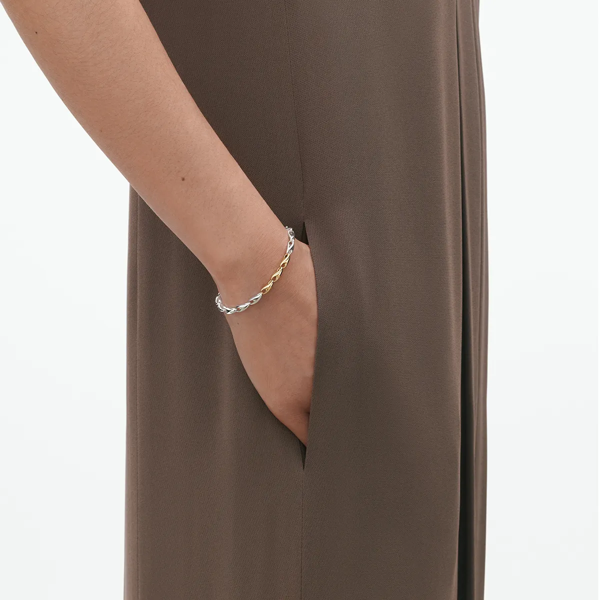 Georg Jensen Reflect Armbånd Guld/Sølv 20001182