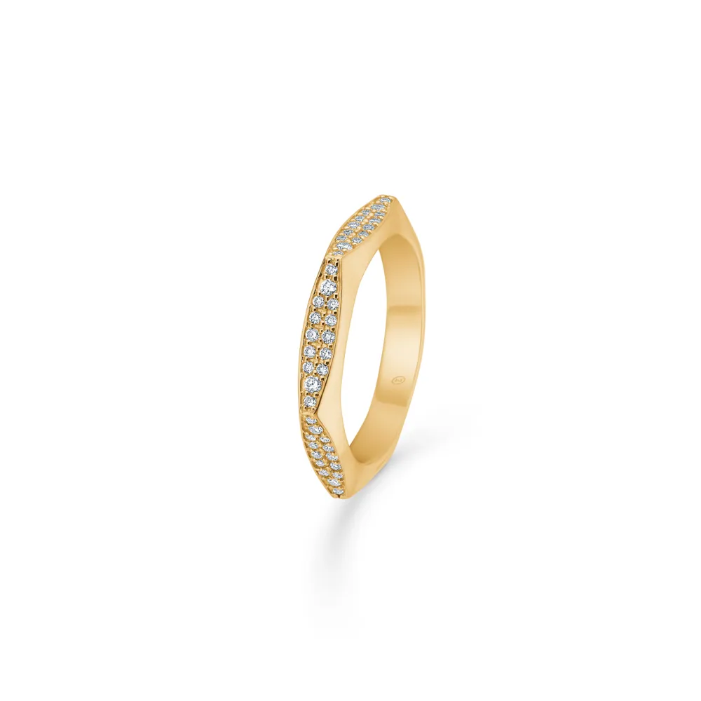 Mads Z 14 kt. Diamond Sextet Ring 1541006