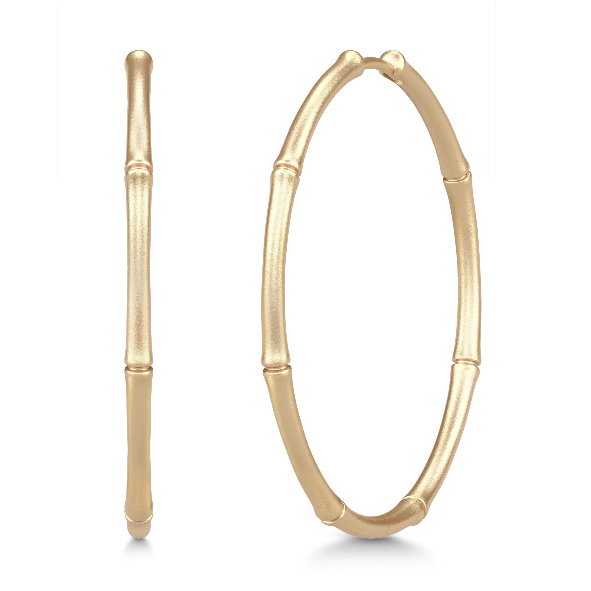 Julie Sandlau Bamboo Øreringe Large 14k YG14-HPL51