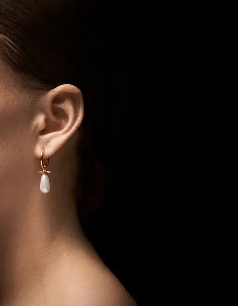 Maria Nilsdotter Pearl Tear Ørering MD-17-EAC-63