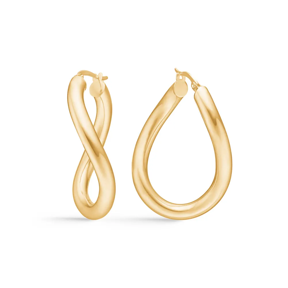 Mads Z Silvia Øreringe 8kt. Guld 3310149