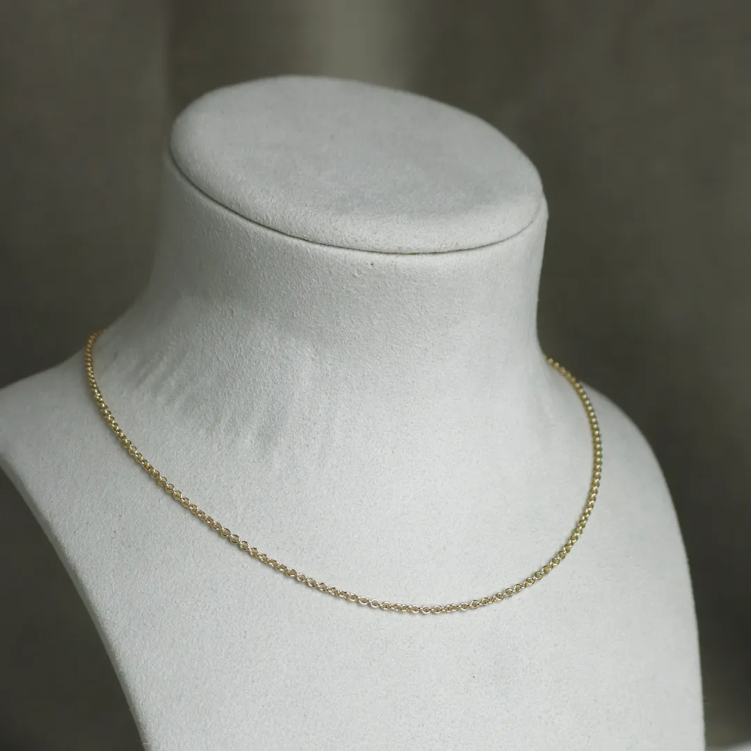 BNH Anker Rund Kæder 8 kt guld 0,6 mm