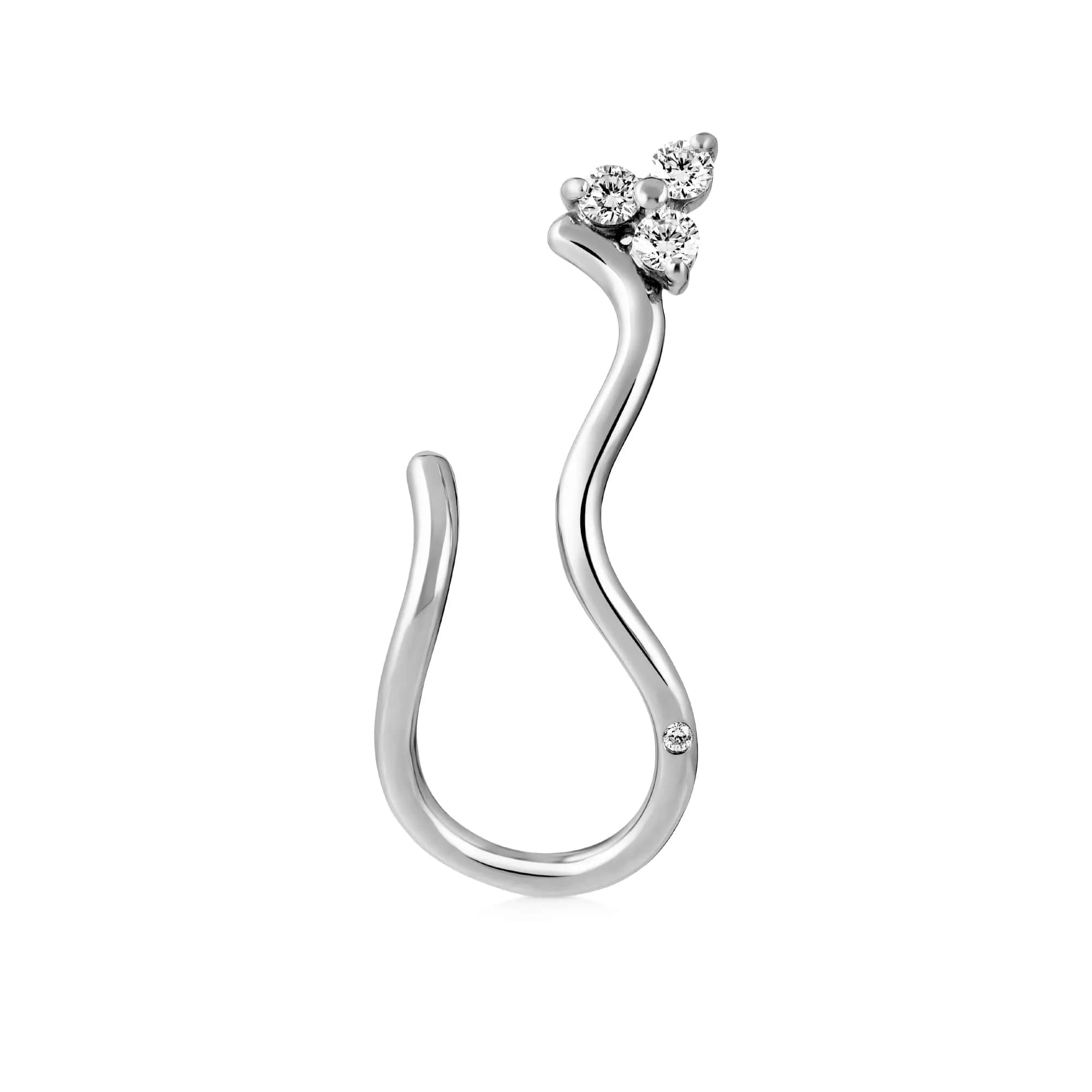 Ro Copenhagen Fryd Wave Diamant Ørestik V E104W118
