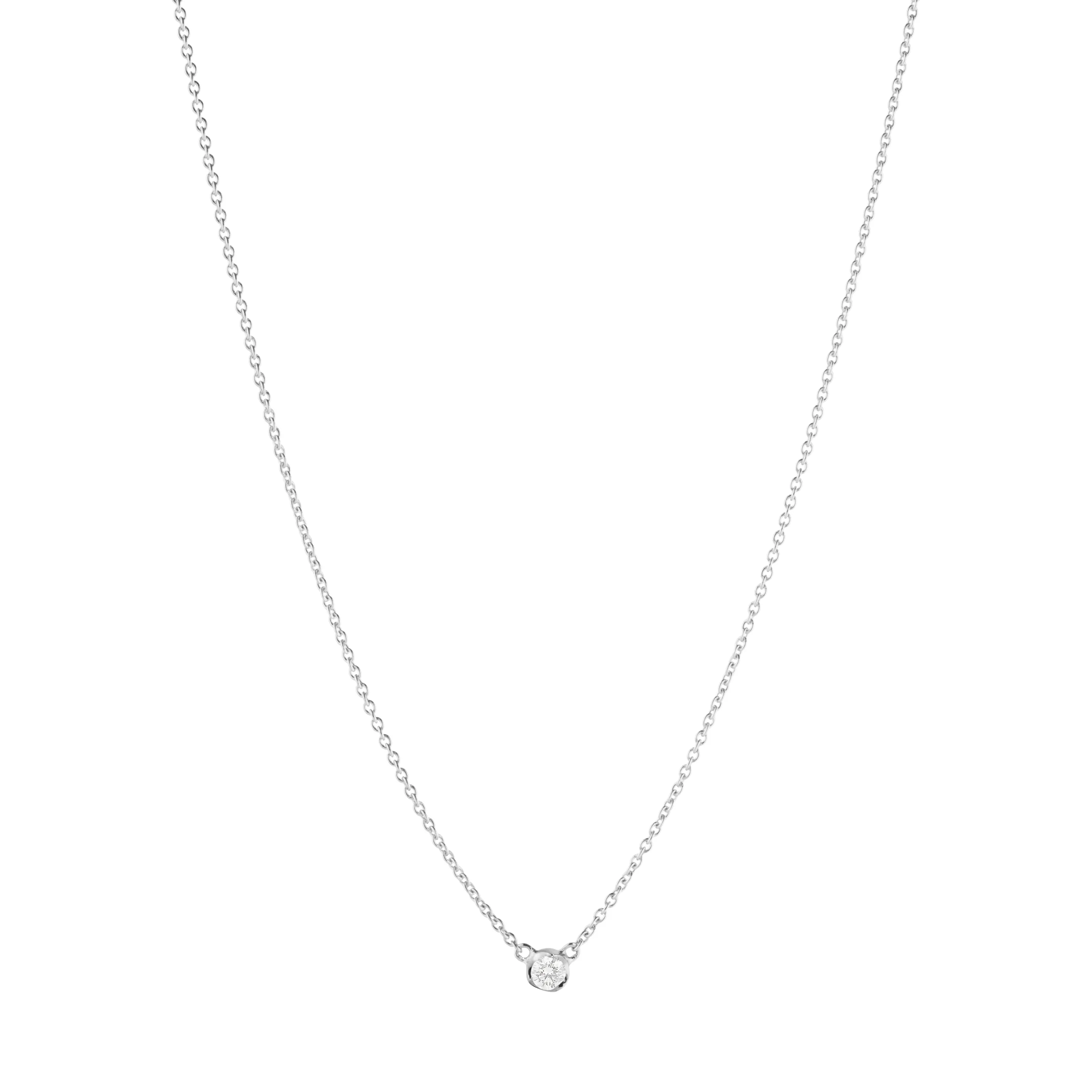 Georg Jensen Signature Halskæde Hvidguld 20001343