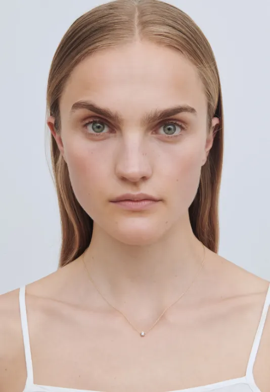 Sophie Bille Brahe Orangerie Simple Halskæde NL23_PC_PET_WH