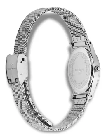 Mockberg Retro Mesh Silver Ur MB0254