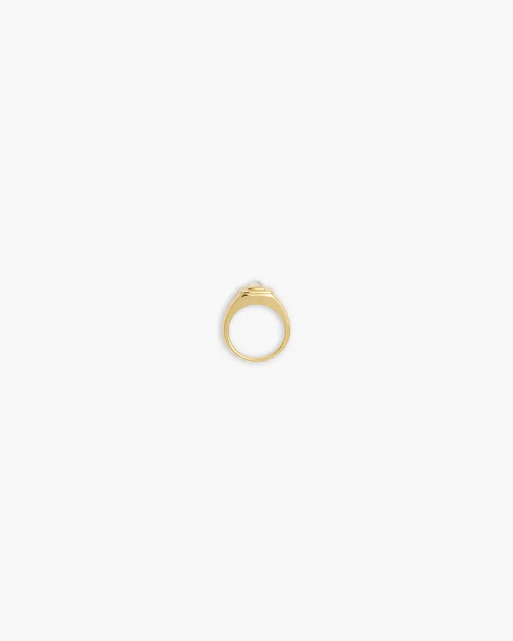 RAGBAG Datura Signet Ring 11051-SSGP