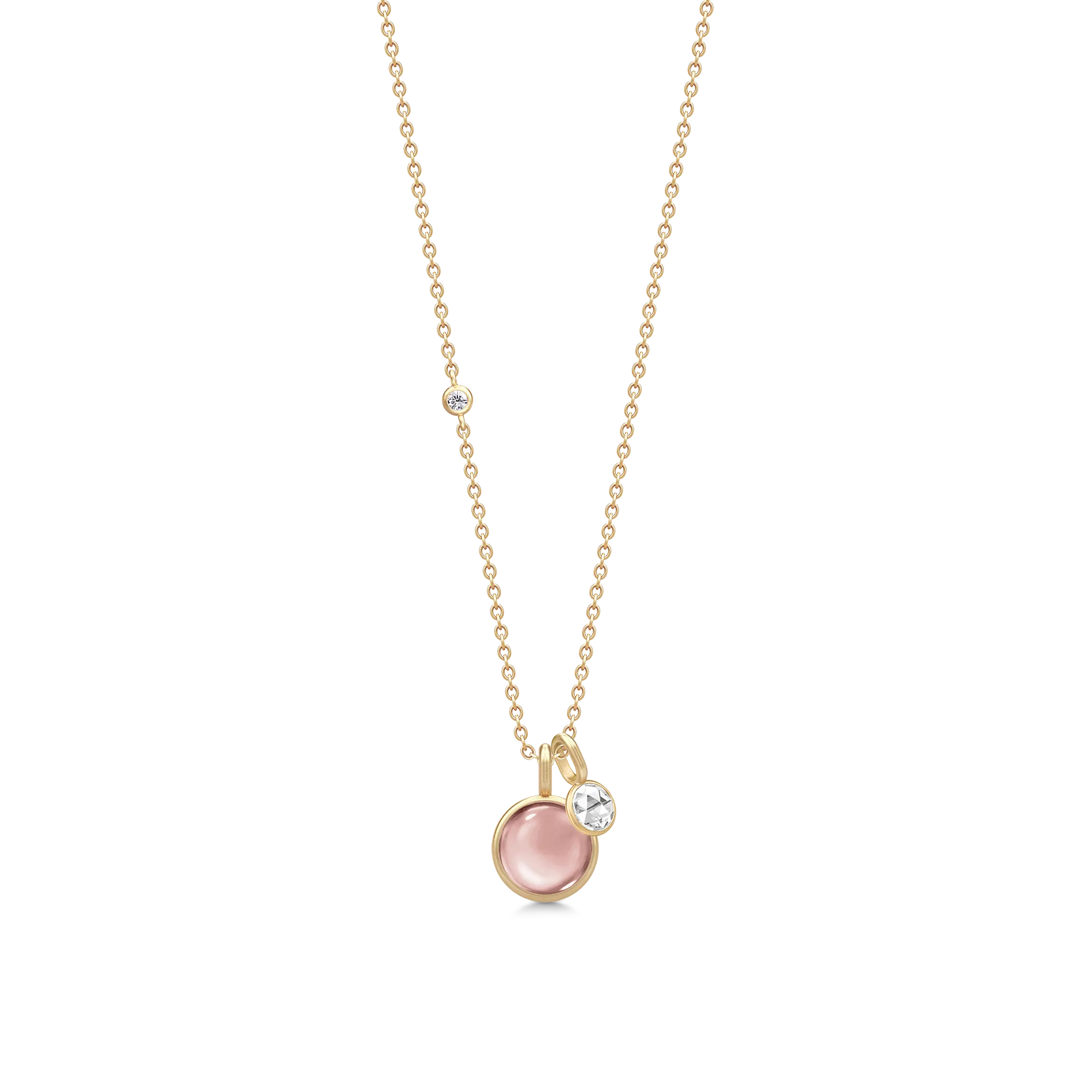 Julie Sandlau Prime Vedhæng Dusty Rose Forgyldt PD19GDDSROCR