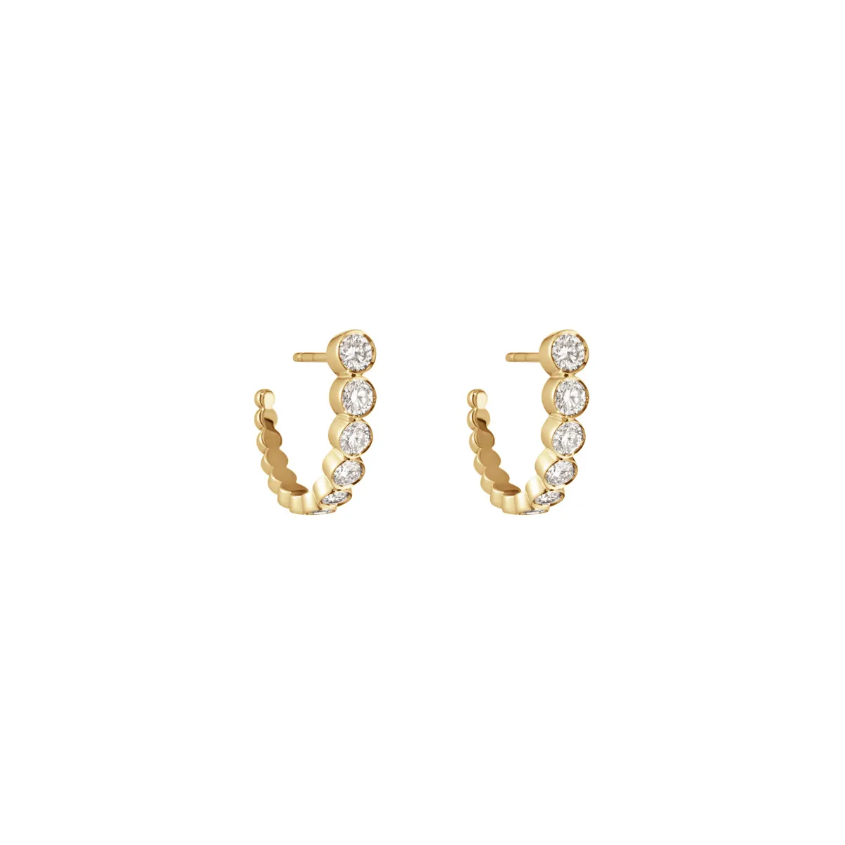 Sophie Bille Brahe Boucle Ensemble Øreringe EA04_BEN_WH