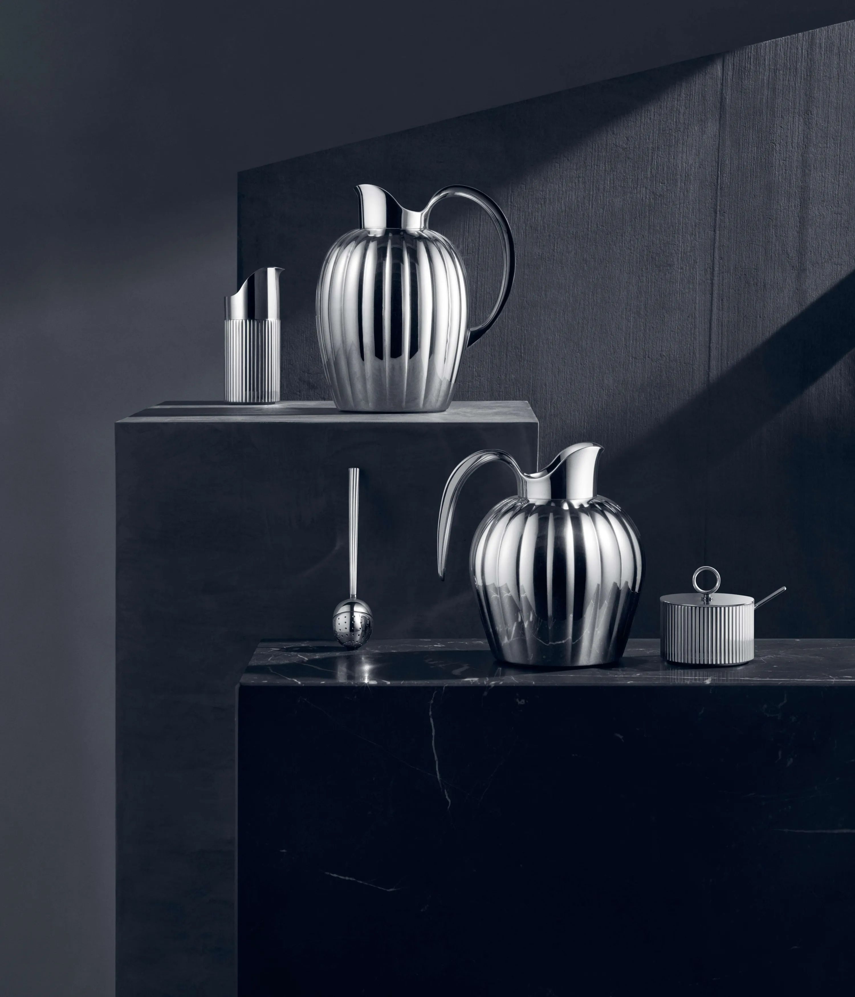 Georg Jensen Bernadotte Termokande 1L Stål 10019755