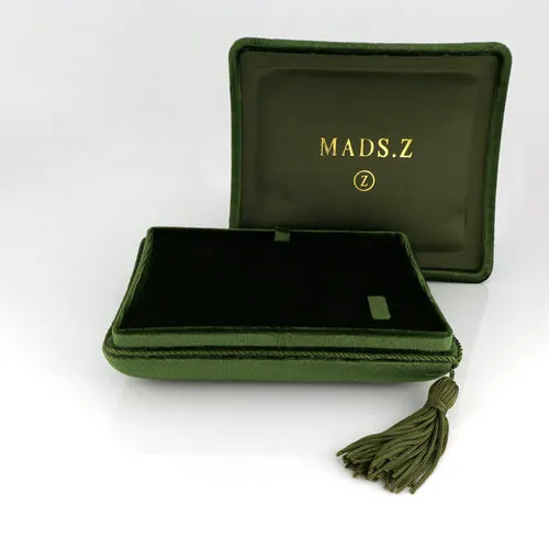 Mads Z Velour æske str. large - green 1213-L-3