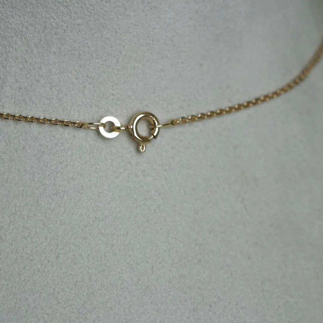 BNH Anker Facet Kæder 8 kt Guld 0,4 mm