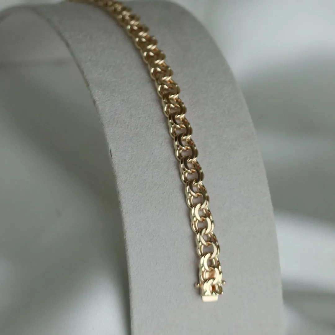 BNH Bismark Kæder 14 kt Guld 7,5 mm
