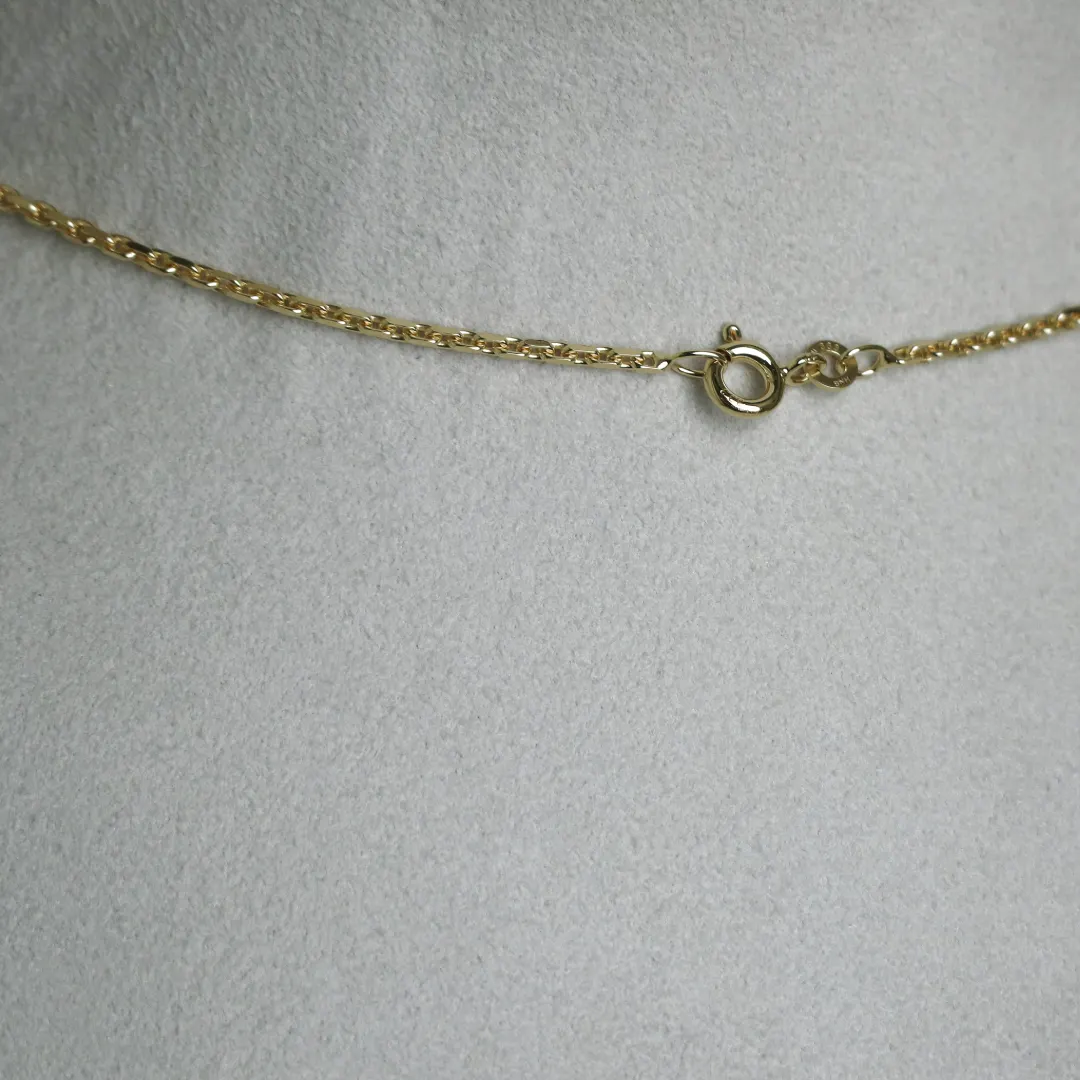 BNH Anker Facet Kæder 8 kt Guld 0,6 mm