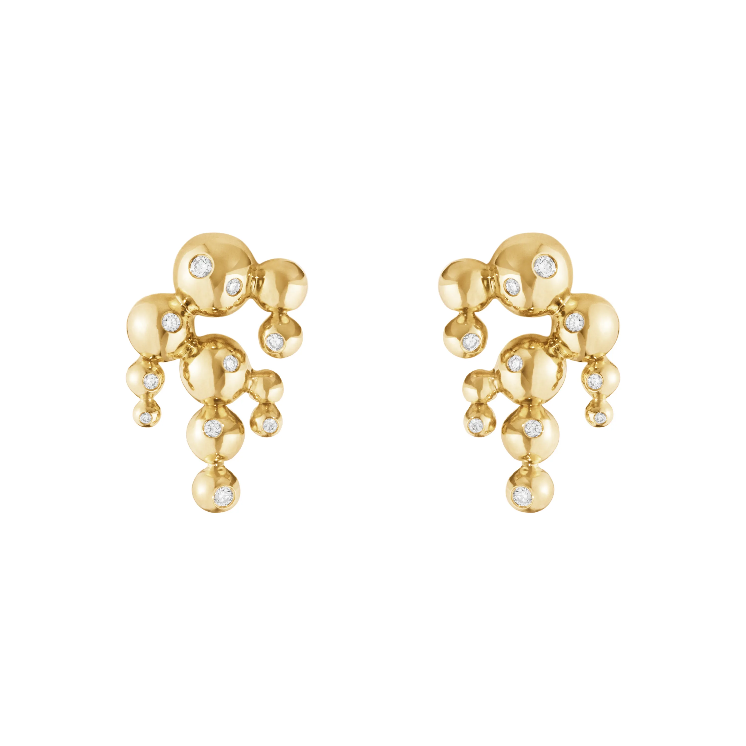 Georg Jensen Moonlight Grapes Ørering guld 20001422