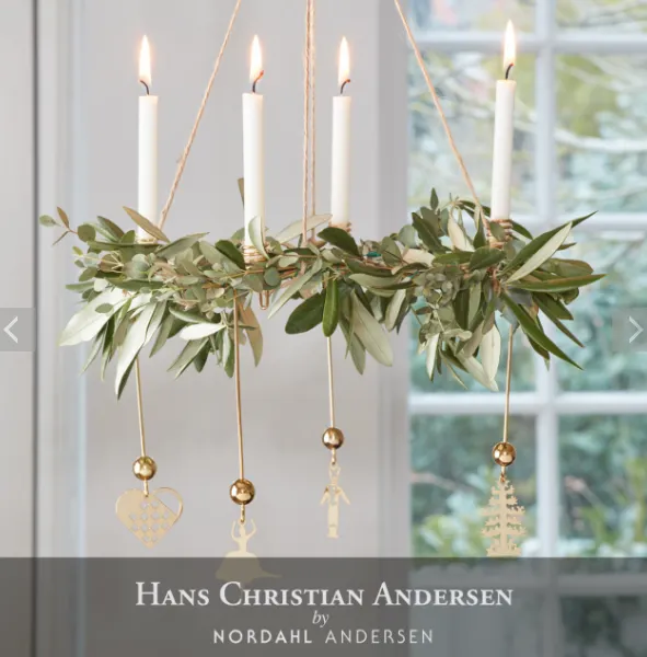 Nordahl Andersen Lysholder med Soldat - forgyldt 98862422000