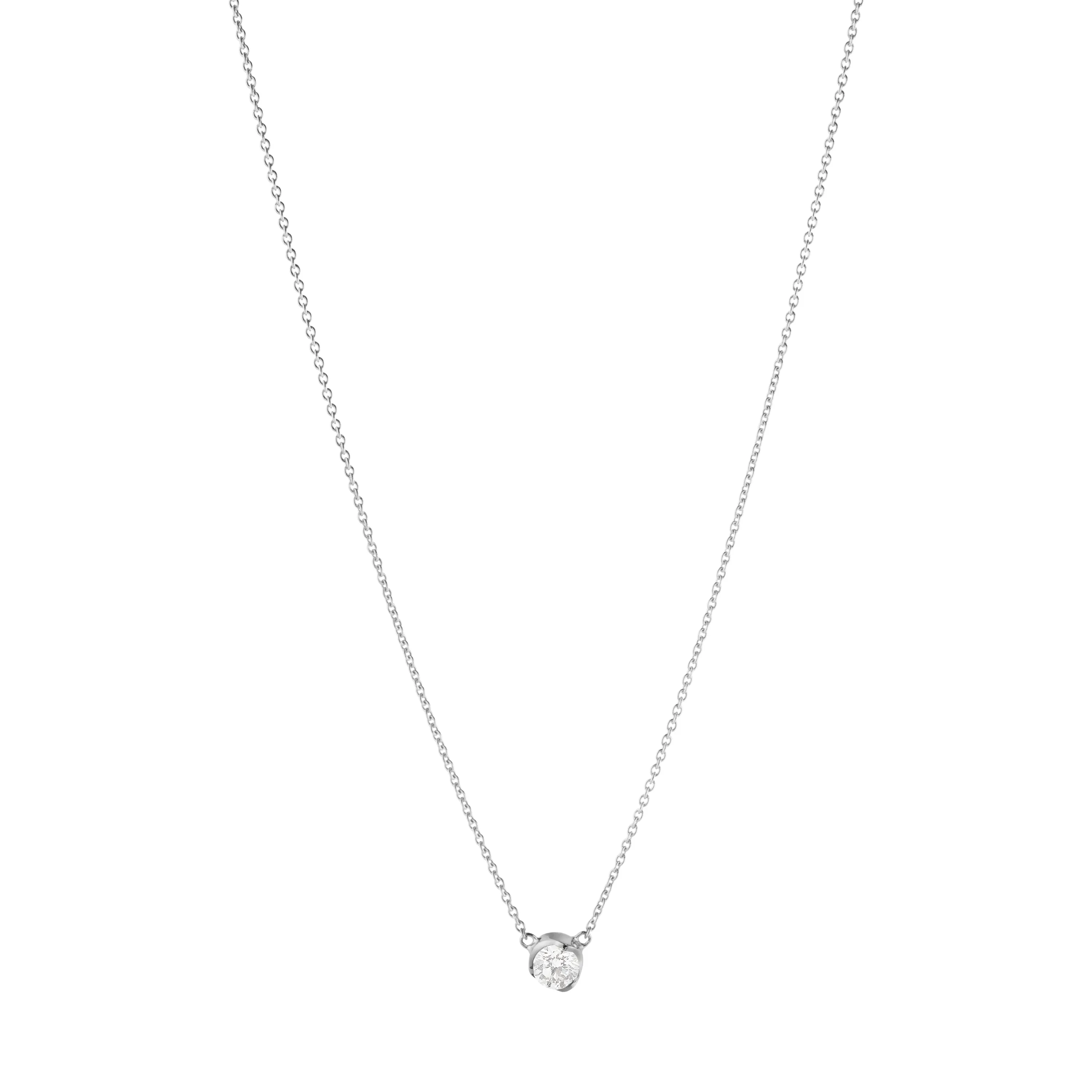 Georg Jensen Signature Hvidguld Halskæde 20001345