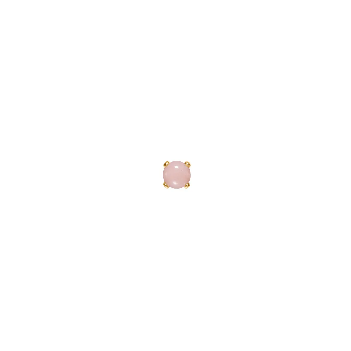 Carré 10-Karat ørestik med Pink Opal TS 4390 PO 1pc.