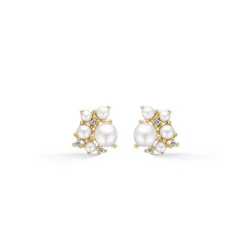 Mads Z Diamond Cloud Øreringe 14kt 1513070