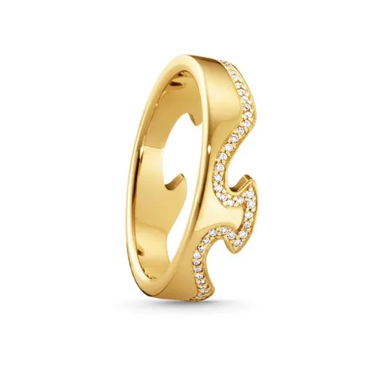 Georg Jensen Fusion endering Guld med diamant 20000623