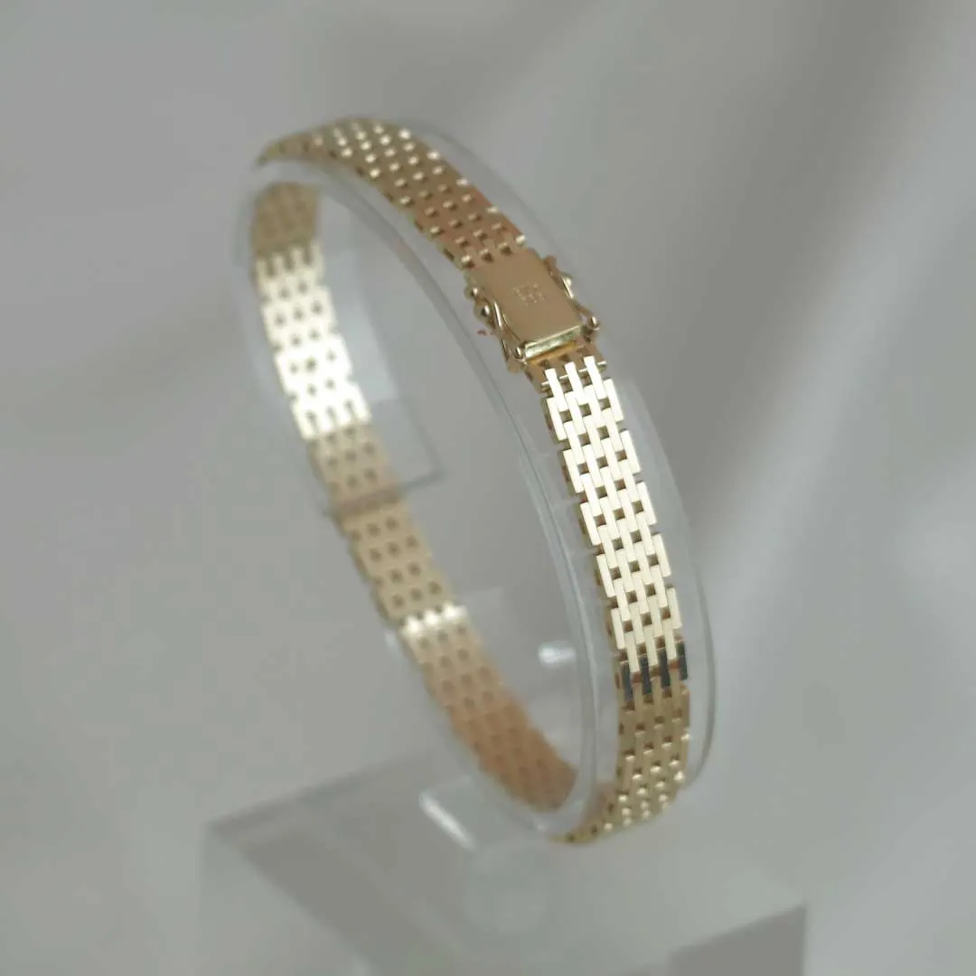 BNH Mursten Armbånd 14 kt 7,0mm