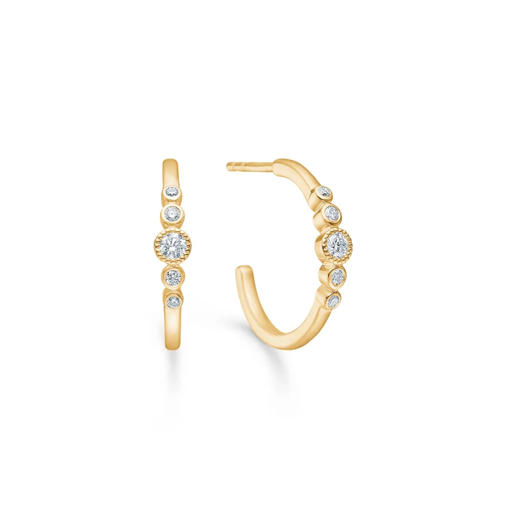 Mads Z 14 kt. Diamond Poetry Øreringe 1511180