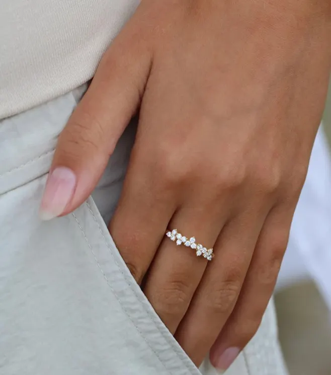 Ro Copenhagen Fryd rødguld diamantring L R104Y102
