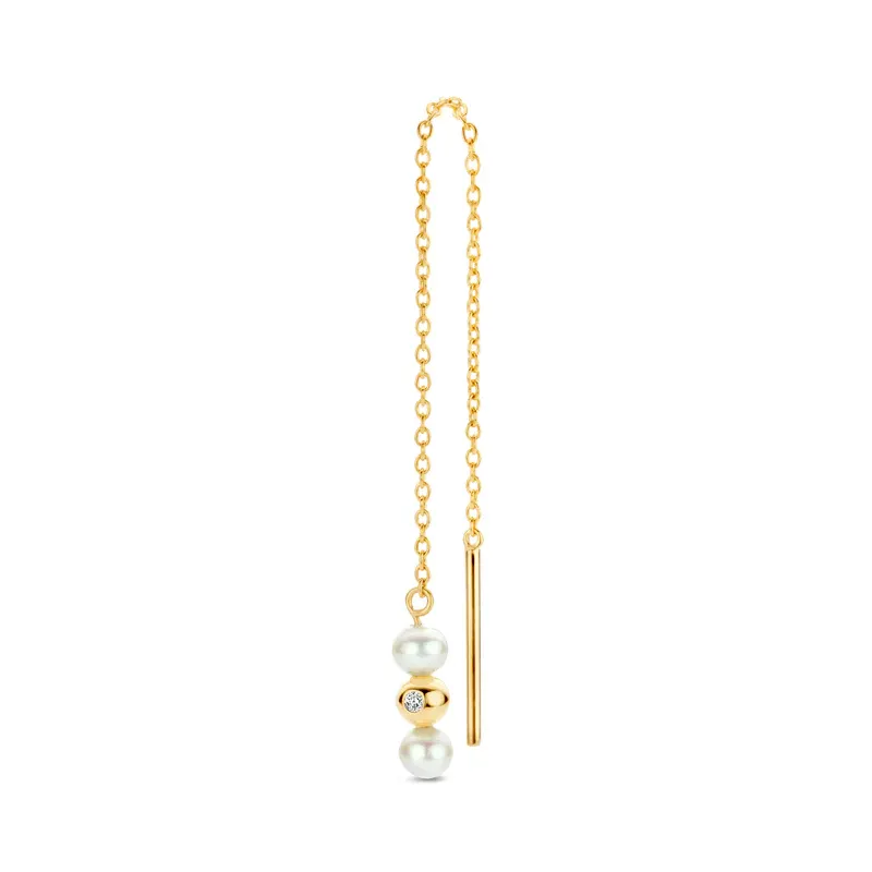 Spirit Icons Ophelia Ørehænger 0,0083 ct Wvs Perle 14kt 44856 